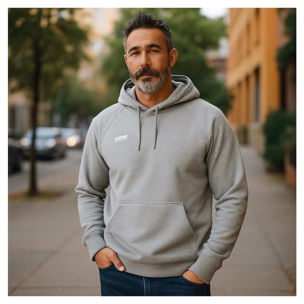 Hurley Light Gray Men's Hoodie
